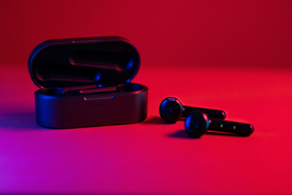Close crop of an earbud driver housing